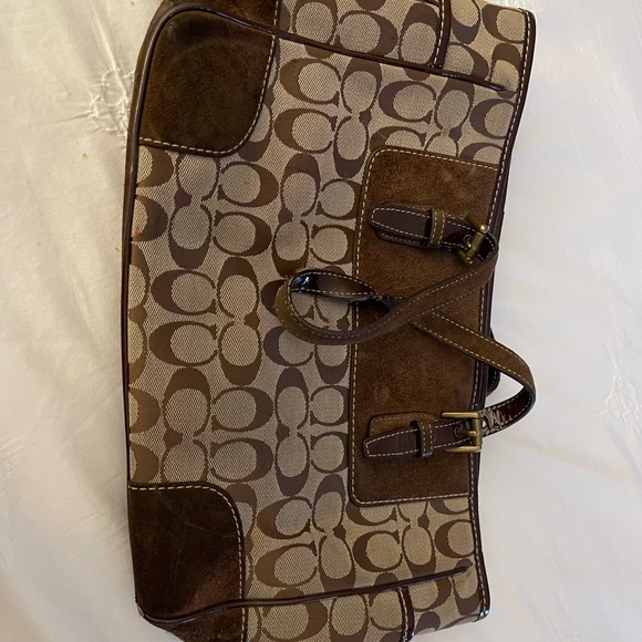 Brown coach bag - Picture 1 of 2